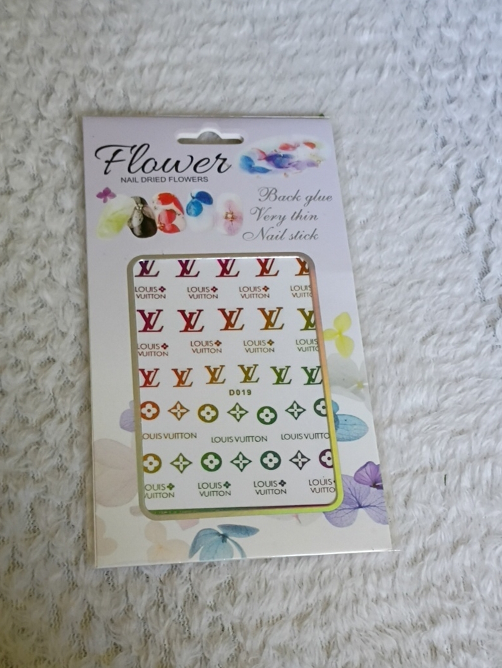 Multicolor Nail Stickers - Rainbow Designer Decals